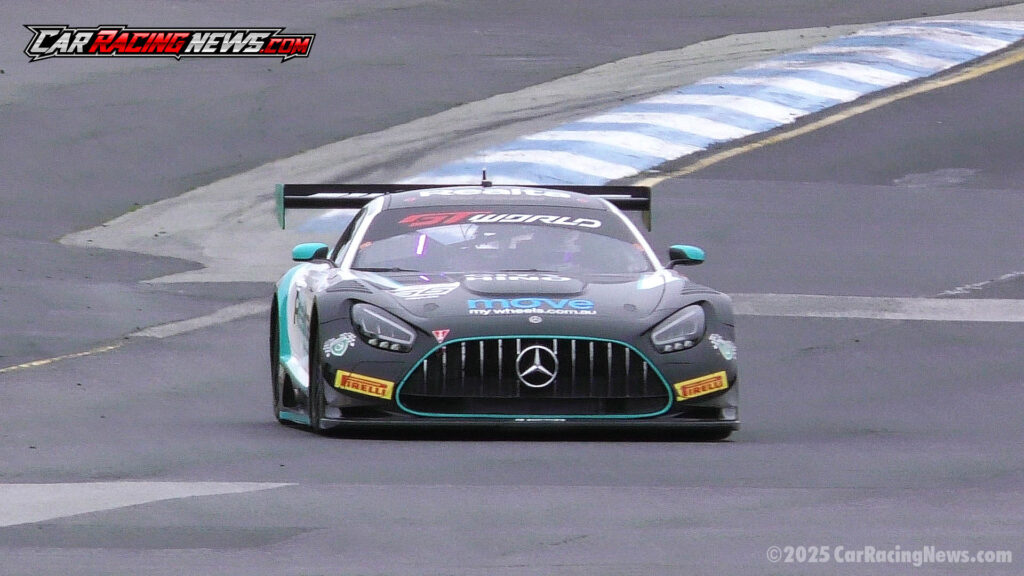 GT World Challenge Australia 2025 Jayden Ojeda Paul Lucchitti 66 Mercedes AMG GT3 EVO Realta Tigani Motorsport Sandown Raceway Victoria