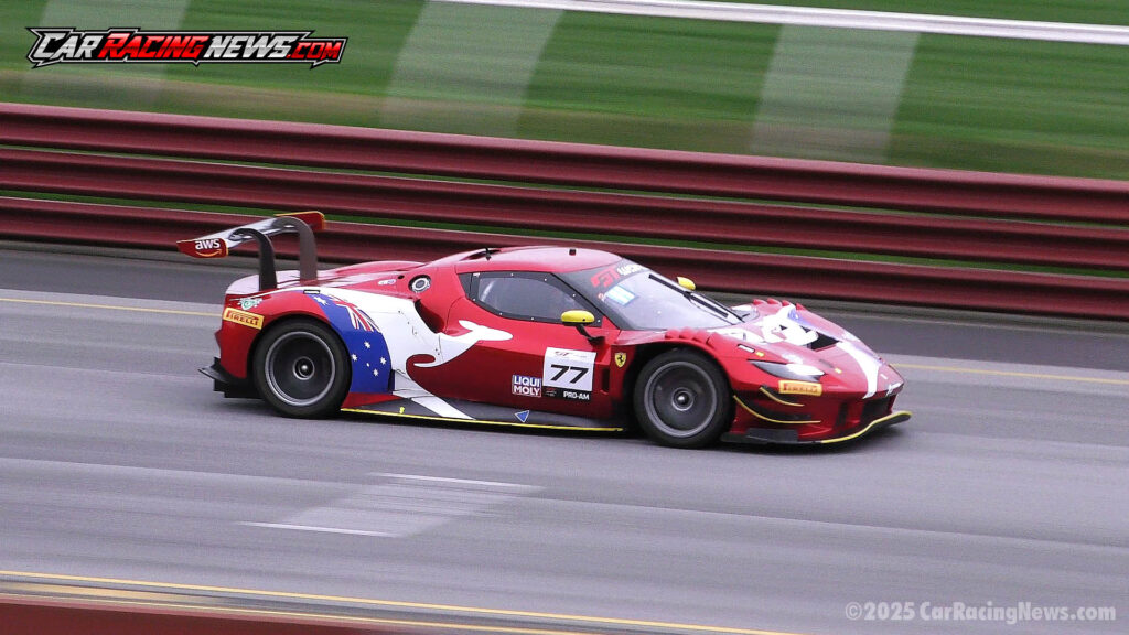 GT World Challenge Australia 2025 Jordan Love Steve Wyatt 77 Ferrari 296 GT3 Arise Racing GT Sandown Raceway Victoria